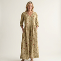 Alexandra | V-Neck Long Sleeve Maxi Dress With Pockets 18