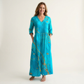 Alexandra | V-Neck Long Sleeve Maxi Dress With Pockets 19