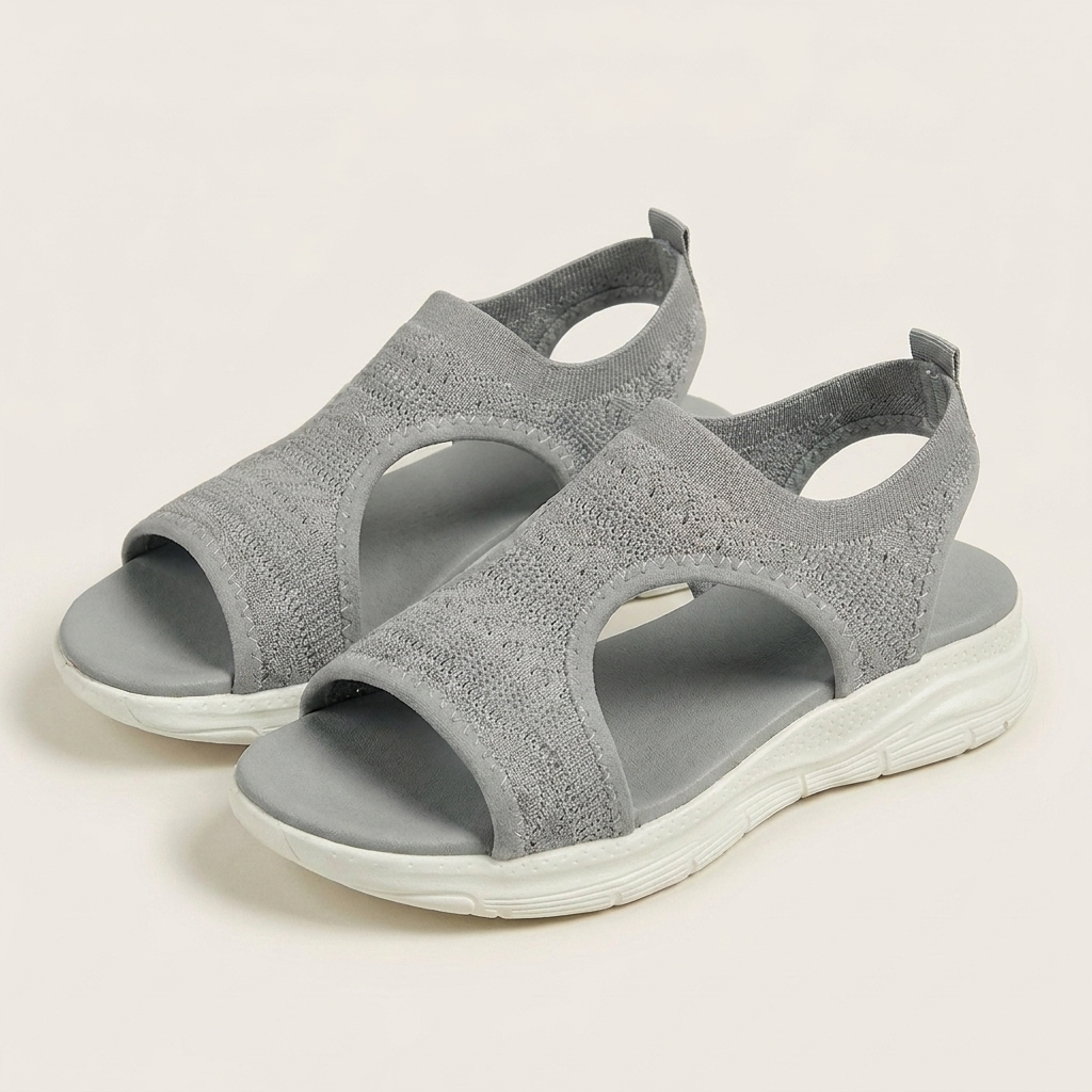 Cherryl | Stretch Knit Slip-On Sport Sandal