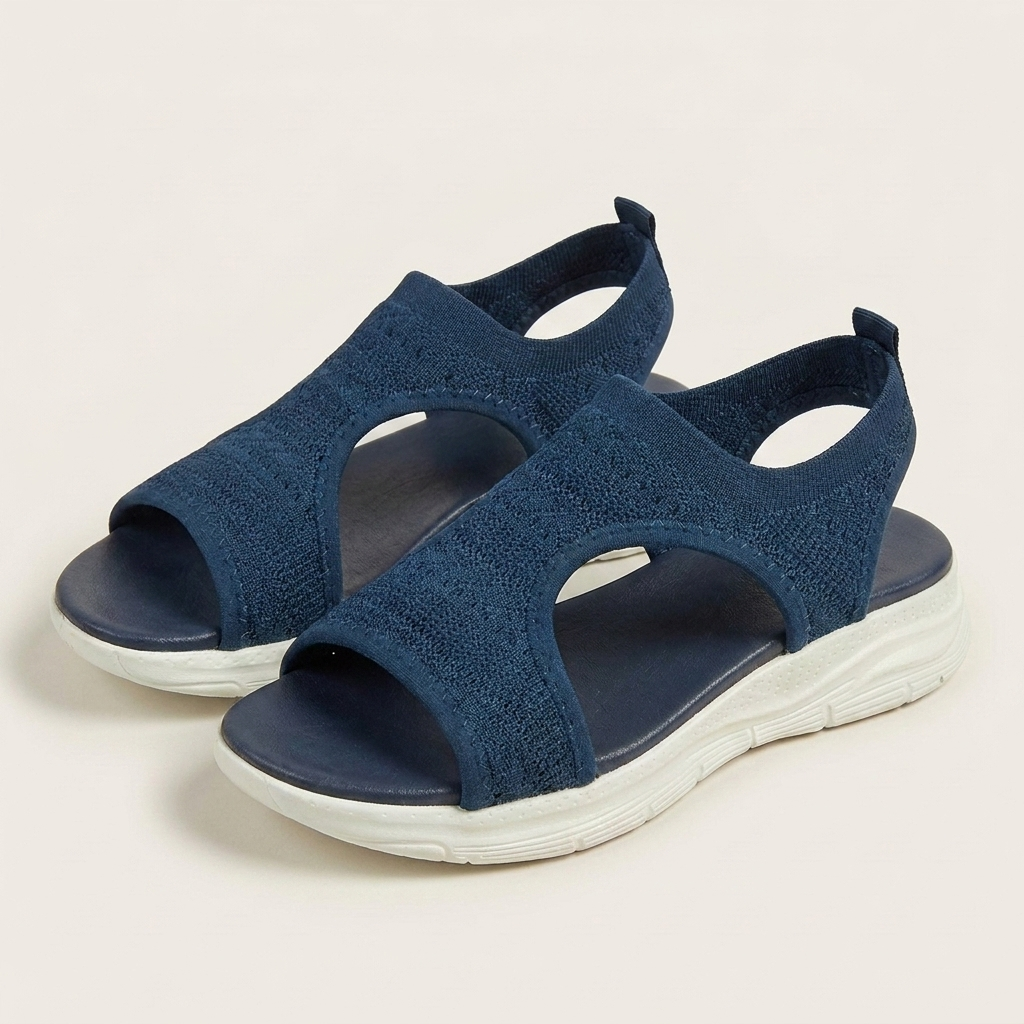 Cherryl | Stretch Knit Slip-On Sport Sandal