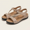 Elayne | Elastic Strap Velcro Comfort Sandal