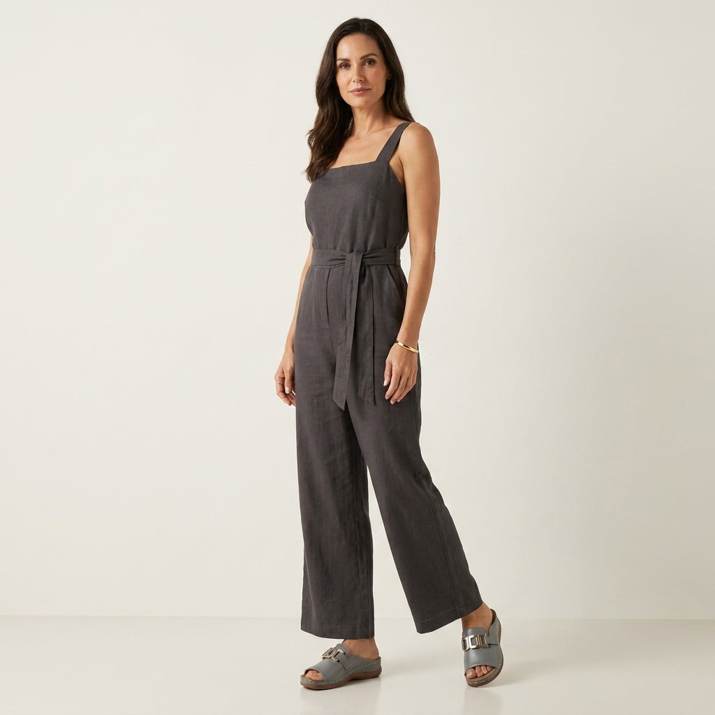 Ameyra | Gold Hardware Slip-On Wedge Slide Sandal