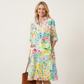 Alexia | Collared Midi Shirt Dress With Pockets 2