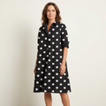 Alexia | Collared Midi Shirt Dress With Pockets 14