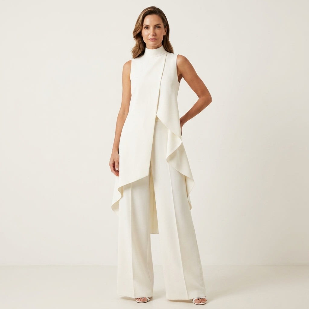 Martina | Mock-Neck Two-Piece Set