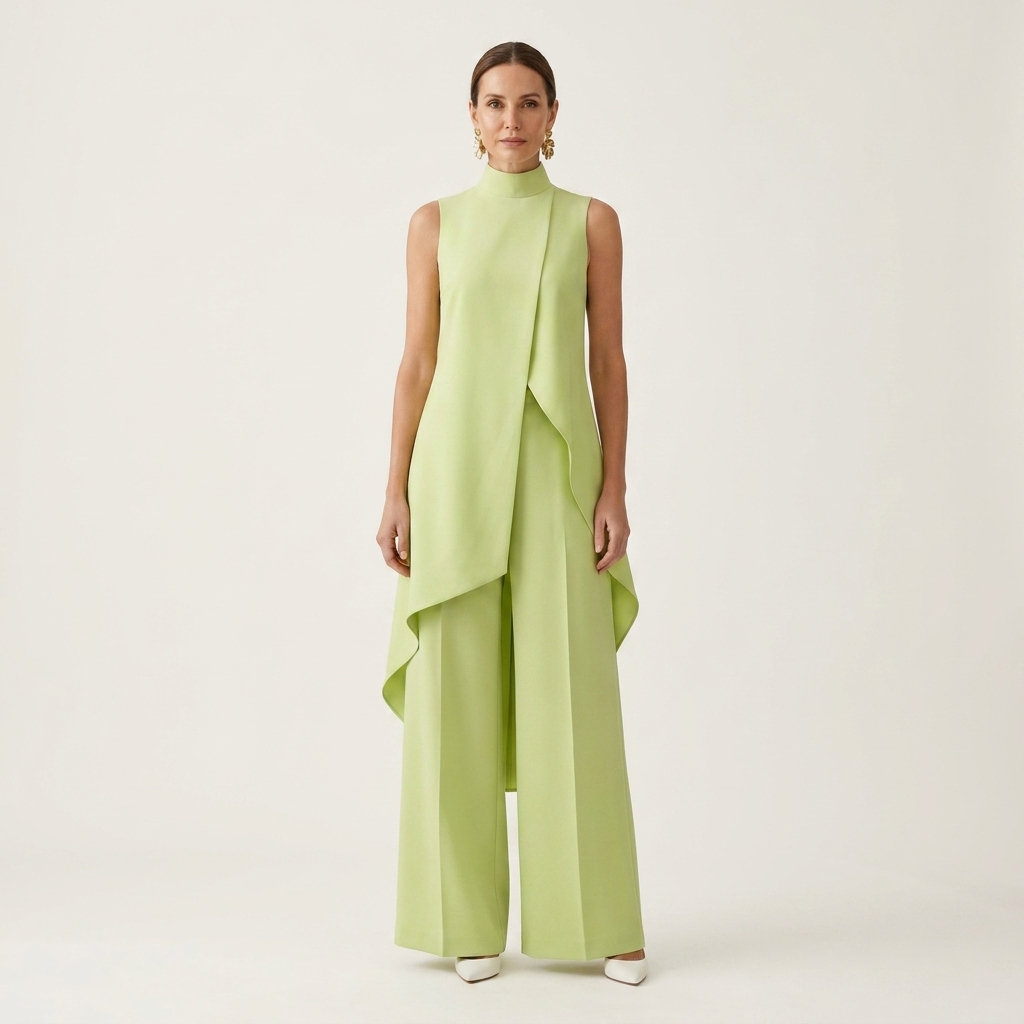 Martina | Mock-Neck Two-Piece Set