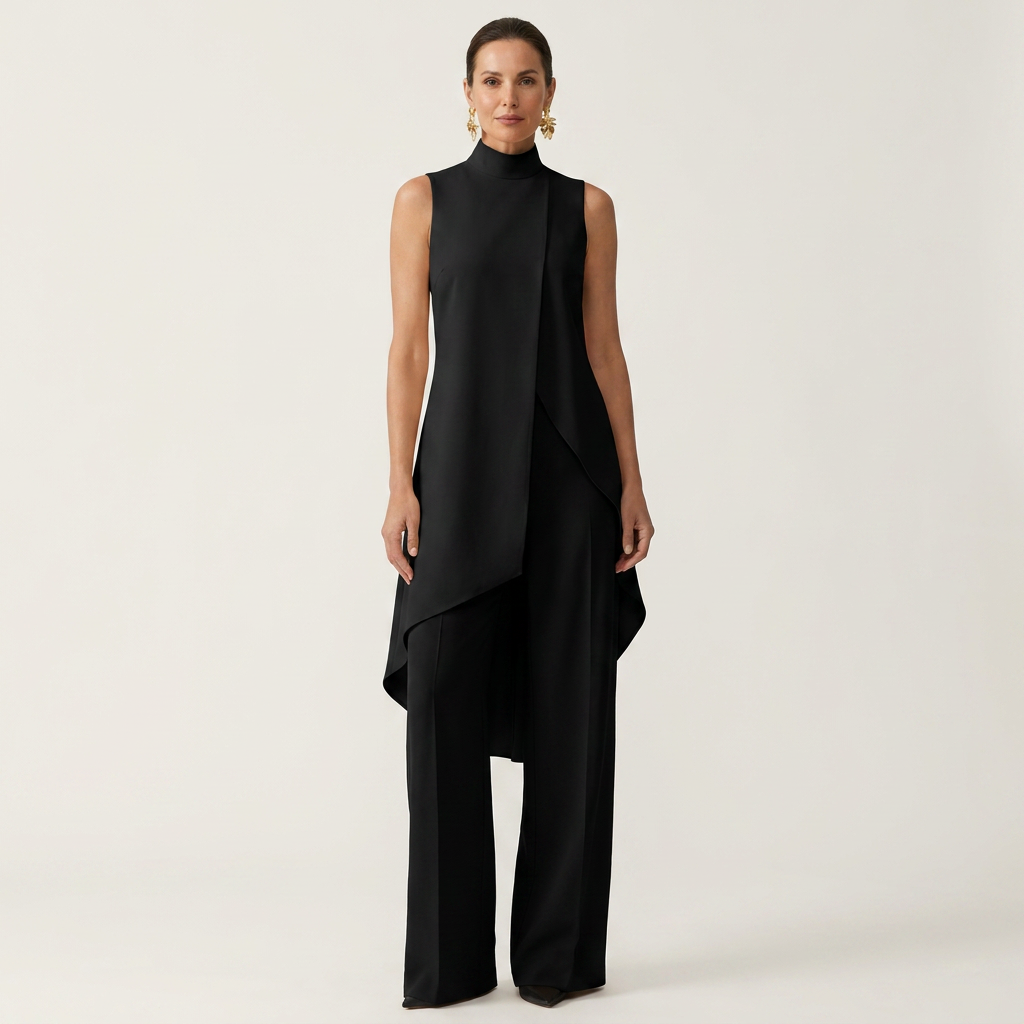 Martina | Mock-Neck Two-Piece Set