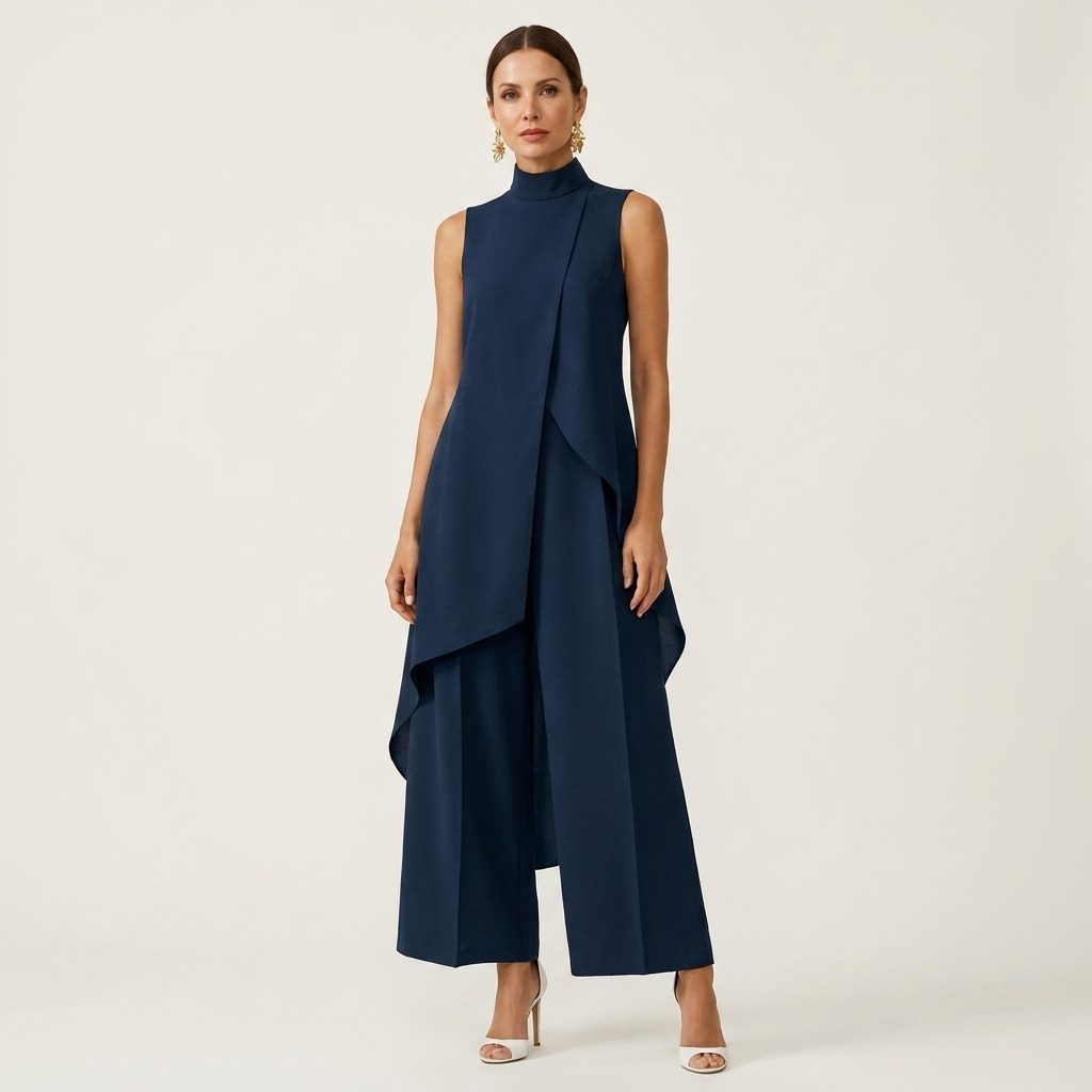Martina | Mock-Neck Two-Piece Set
