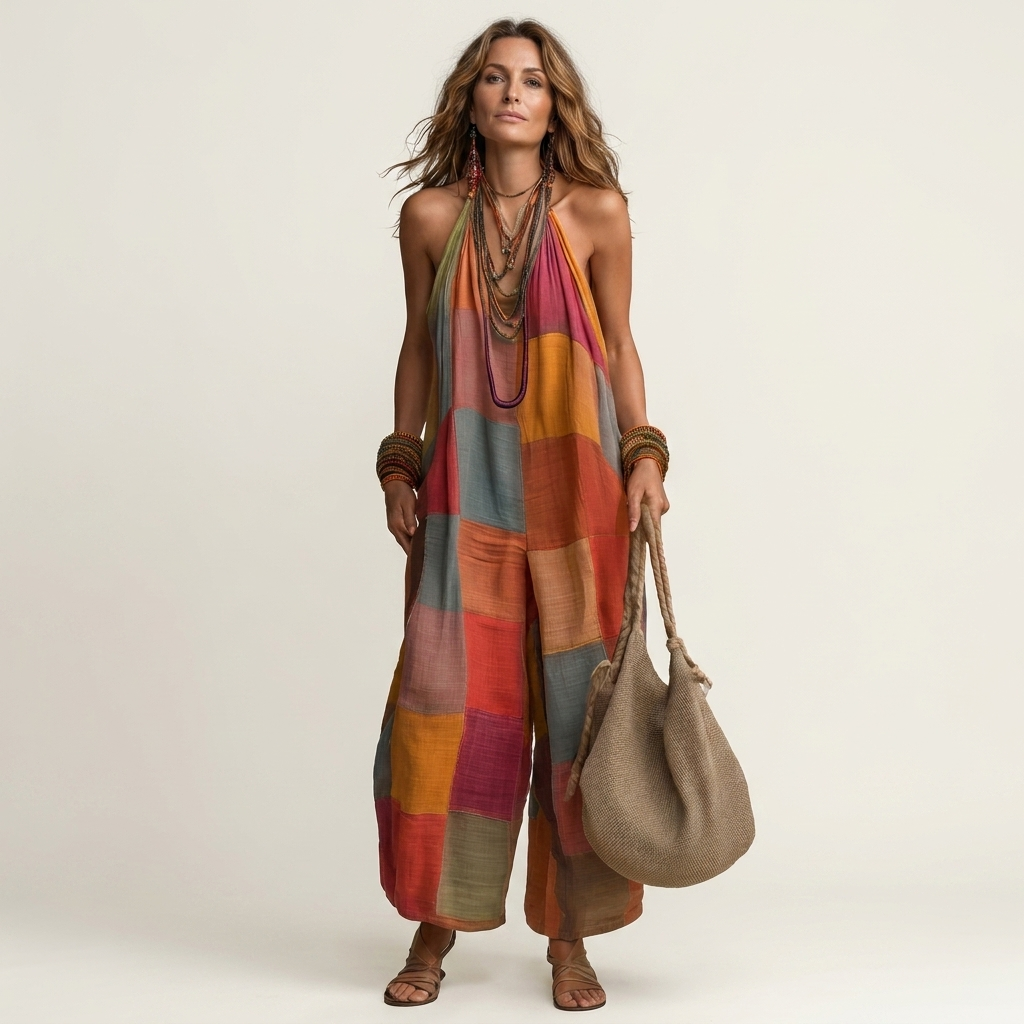 Cecilia | Patchwork Jumpsuit