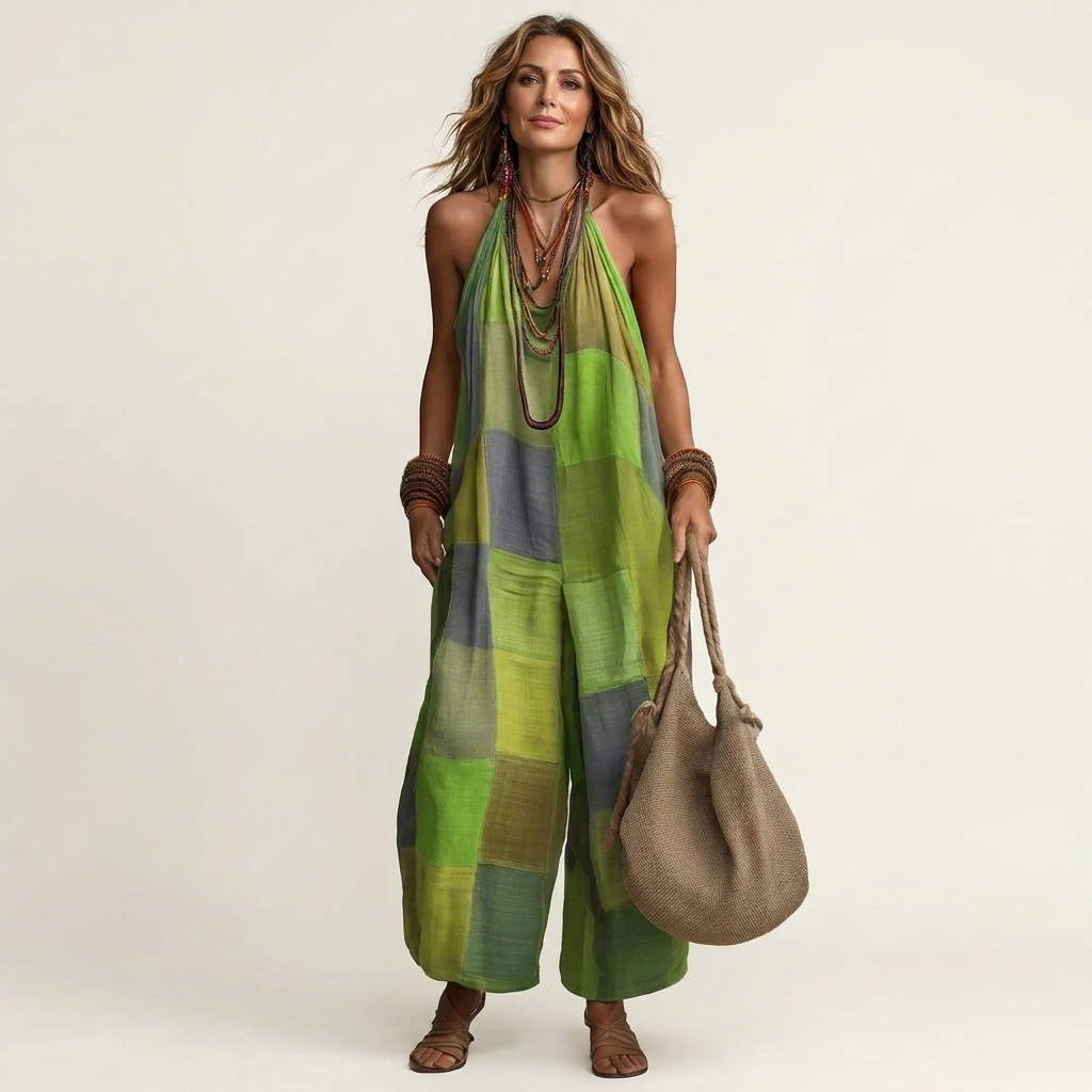Cecilia | Patchwork Jumpsuit