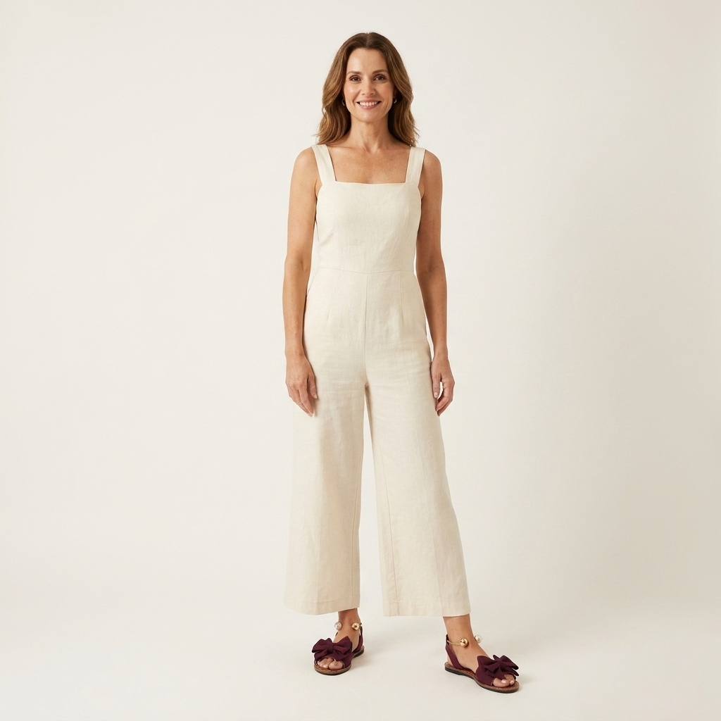 Ivy | Bow & Pearl-Trim Flat Slide Sandal