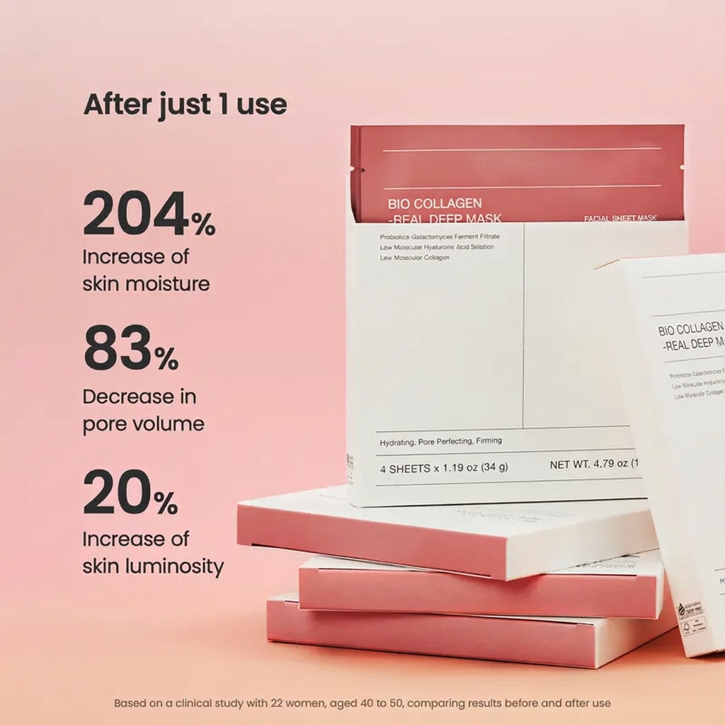 OG Hydrogel Face Mask with Collagen & PDRN for Pores and Glow