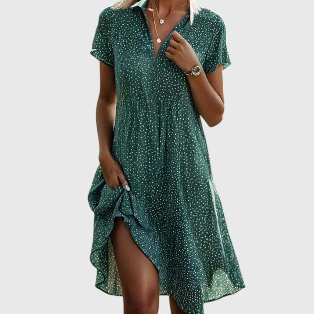 Hayden Mary | Short Sleeve Midi Dress
