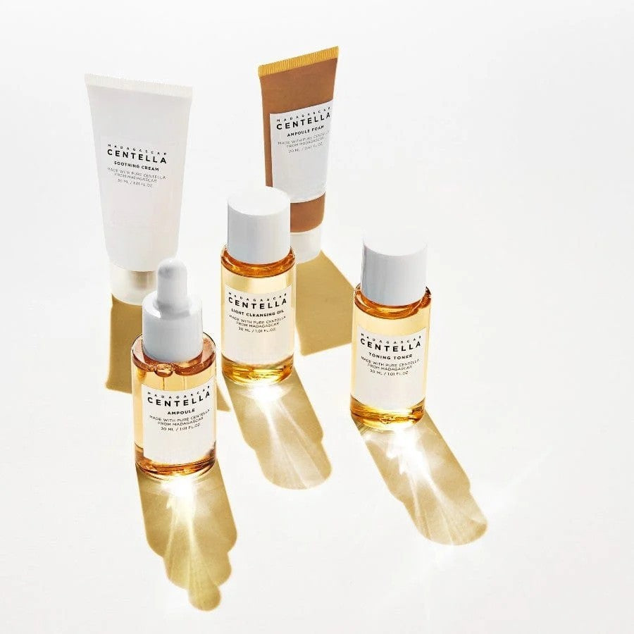 Madagascar Centella Travel Kit with Soothing Skincare Routine for All Skin Types
